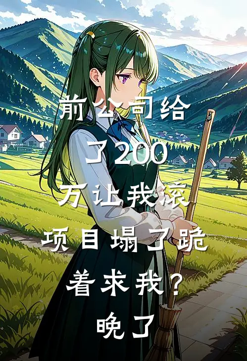 前公司给了200万让我滚，项目塌了跪着求我？晚了