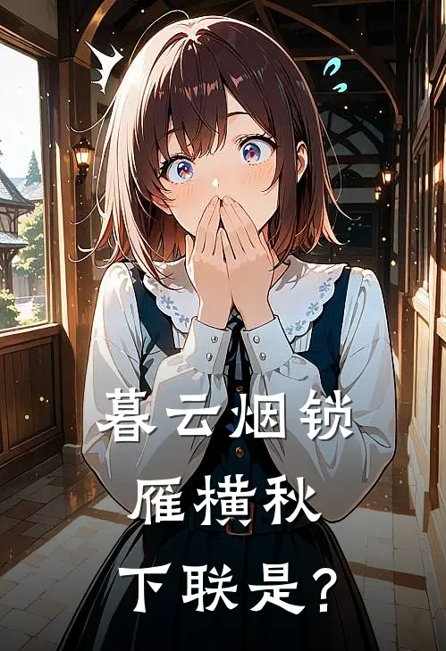 暮云烟锁雁横秋,下联是?