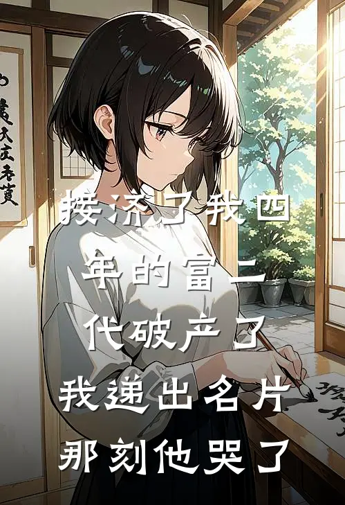 接济了我四年的富二代破产了，我递出名片那刻他哭了